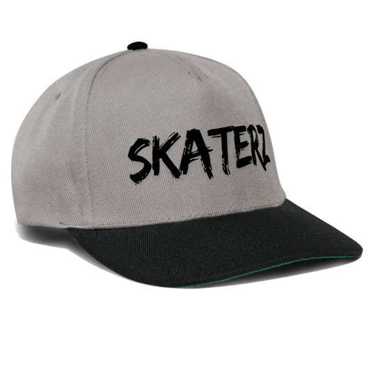 Skaterz Snapback Cap - Graphit/Schwarz