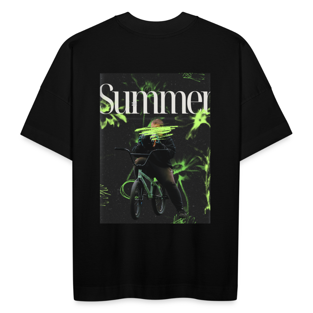 Bocku unisex oversize organic T-shirt - Schwarz