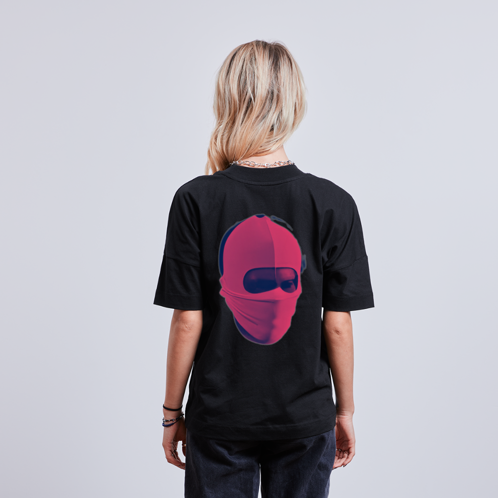 Pink Mask Stanley/Stella Unisex Oversize Bio-T-Shirt BLASTER - Schwarz