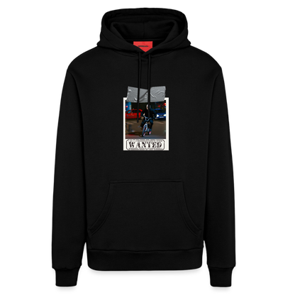 Organic Relaxed Hoodie Made in EU - SOLID BLACK