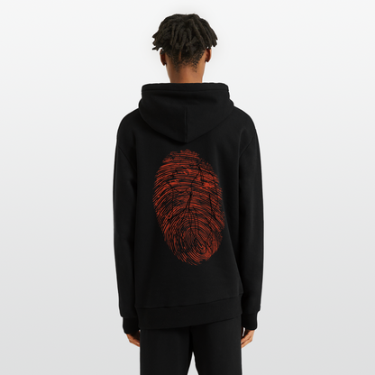 Organic Relaxed Hoodie Made in EU - SOLID BLACK
