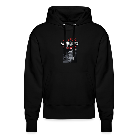 Smoking Kills Stanley/Stella SLAMMER Unisex Relaxed Fit Organic Hoodie - black
