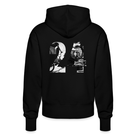 Smoking Kills Stanley/Stella SLAMMER Unisex Relaxed Fit Organic Hoodie - black