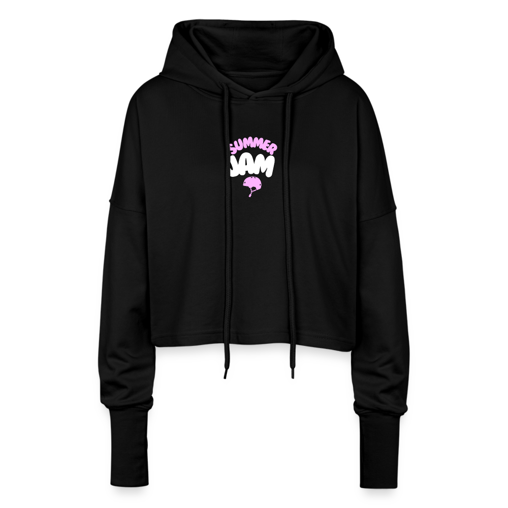 Cropped Women’s Hoodie - black