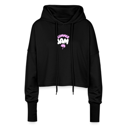 Cropped Women’s Hoodie - black