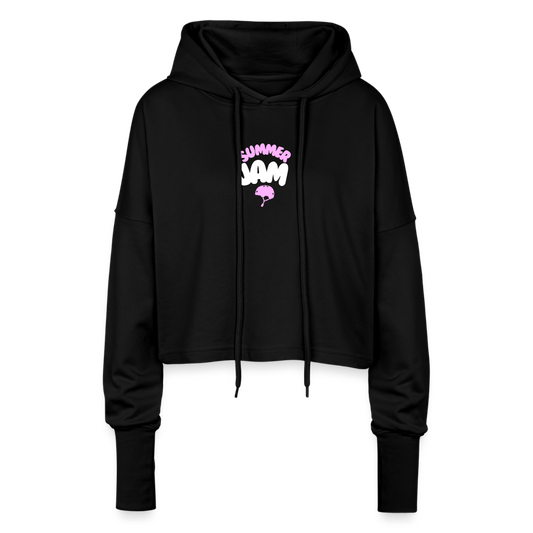 Cropped Women’s Hoodie - black