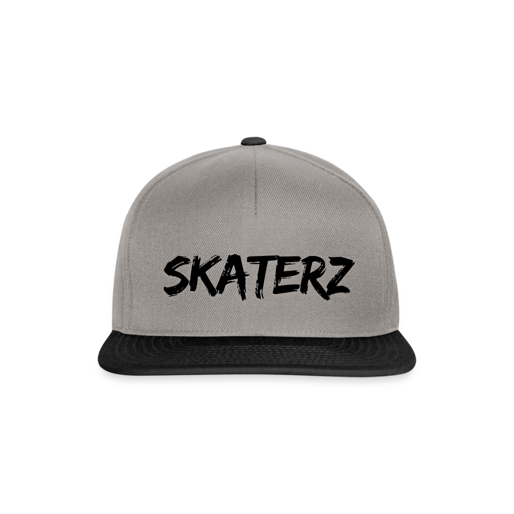 Skaterz Snapback Cap - Graphit/Schwarz