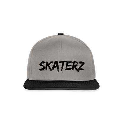 Skaterz Snapback Cap - Graphit/Schwarz