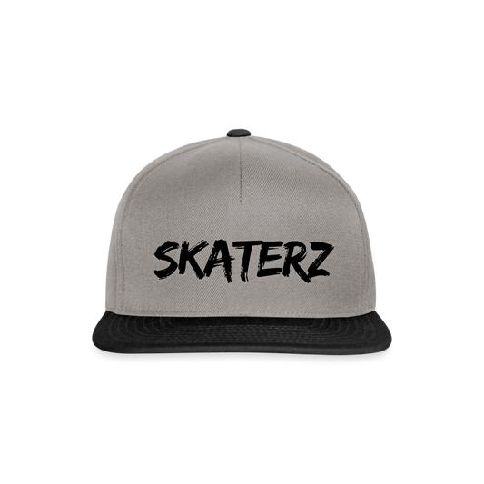 Skaterz Snapback Cap - Graphit/Schwarz