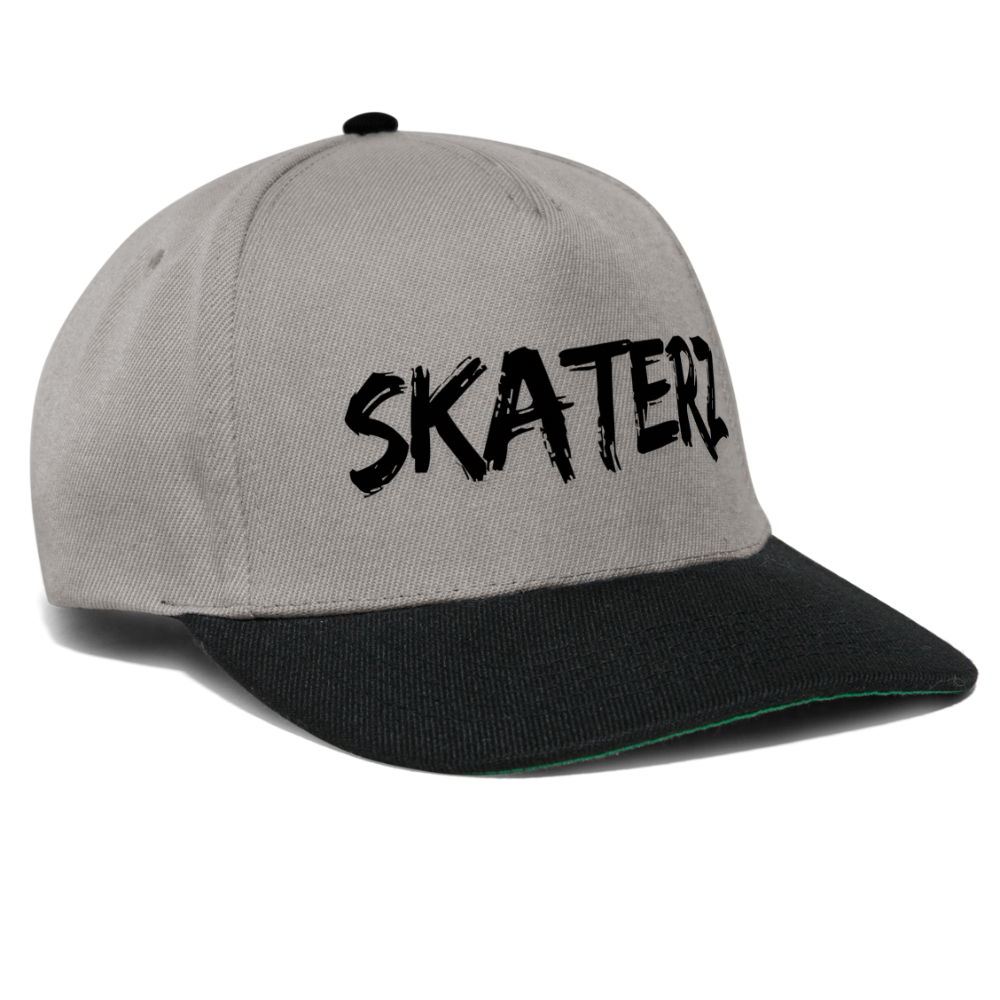 Skaterz Snapback Cap - Graphit/Schwarz