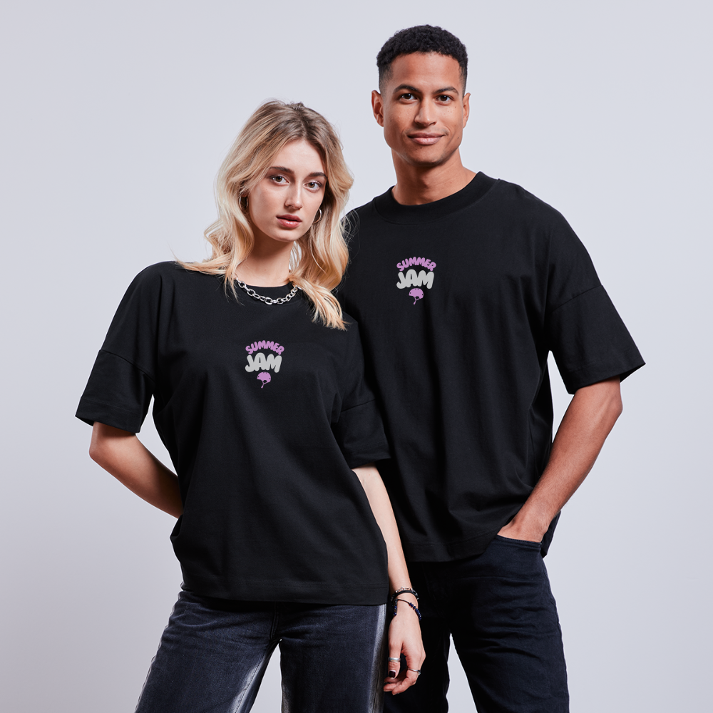 Summer Pink Stanley/Stella Unisex Oversize Bio-T-Shirt BLASTER - Schwarz