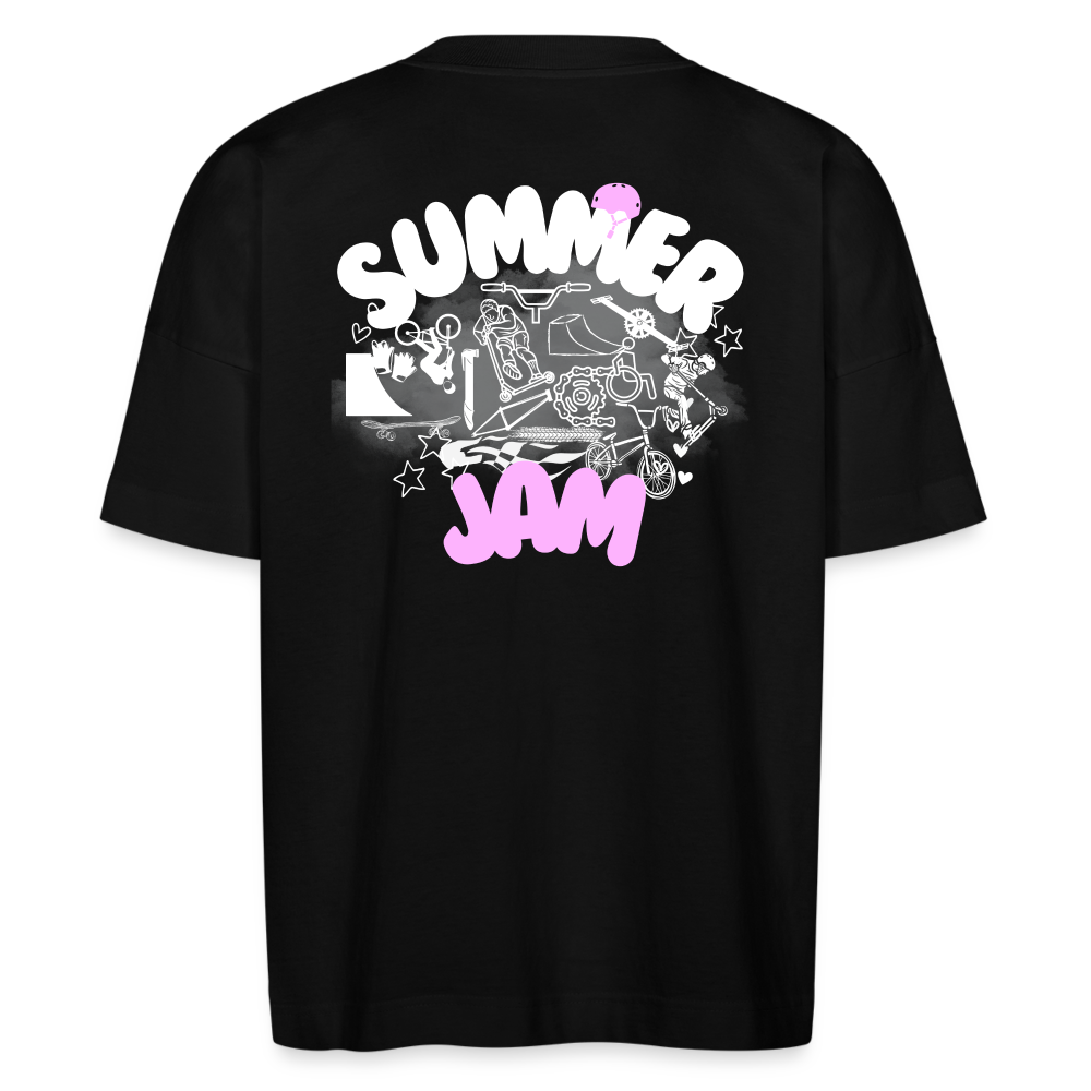 Summer Pink Stanley/Stella Unisex Oversize Bio-T-Shirt BLASTER - Schwarz