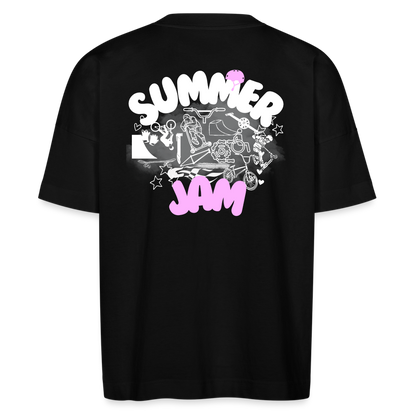 Summer Pink Stanley/Stella Unisex Oversize Bio-T-Shirt BLASTER - Schwarz