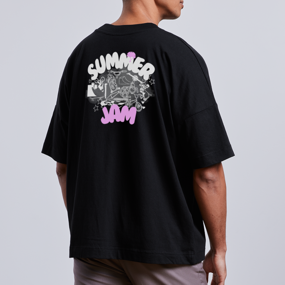 Summer Pink Stanley/Stella Unisex Oversize Bio-T-Shirt BLASTER - Schwarz