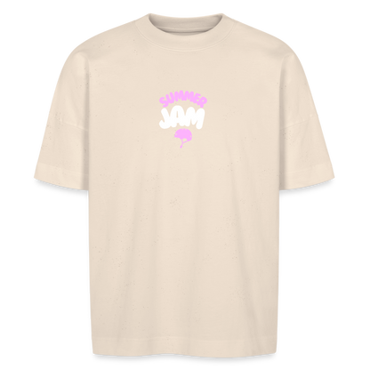 Summer Pink Stanley/Stella Unisex Oversize Bio-T-Shirt BLASTER - Naturweiß