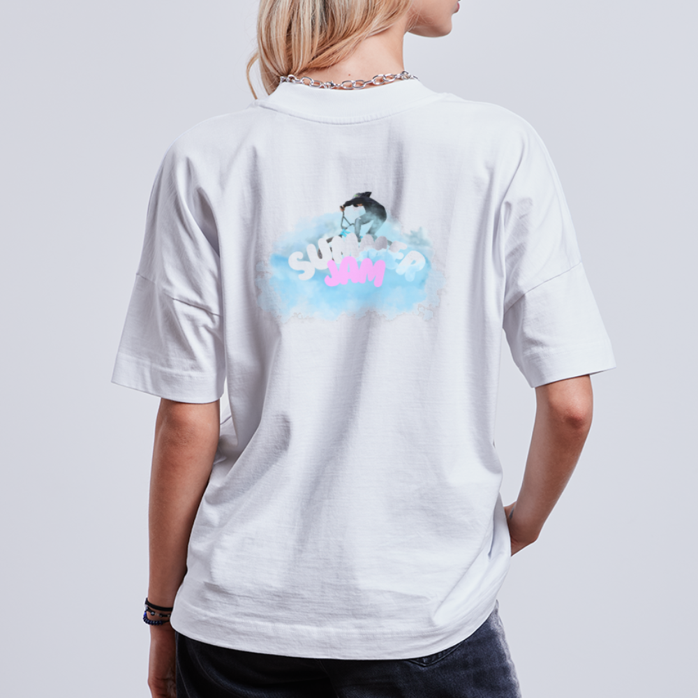Ben Sky Bike  Stanley/Stella Unisex Oversize Bio-T-Shirt BLASTER - Weiß