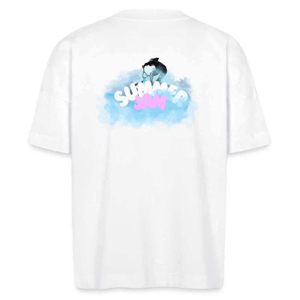 Ben Sky Bike  Stanley/Stella Unisex Oversize Bio-T-Shirt BLASTER - Weiß