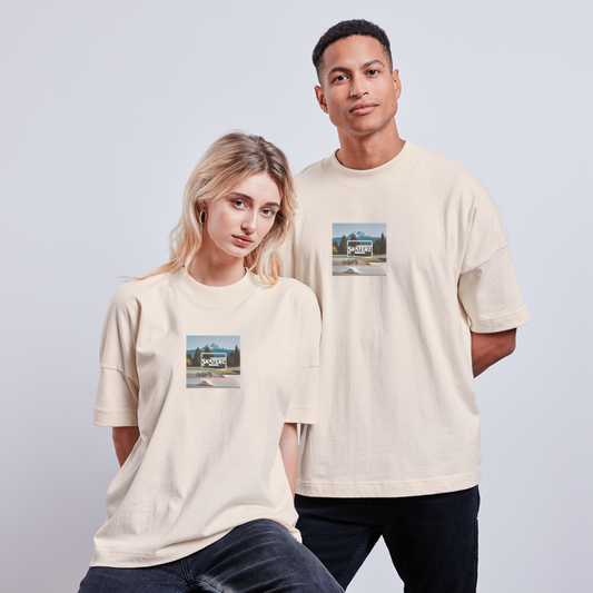 Skatepark Stanley/Stella Unisex Oversize Bio-T-Shirt BLASTER - Naturweiß