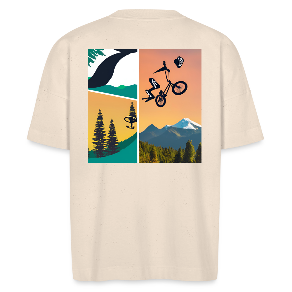 Skatepark Stanley/Stella Unisex Oversize Bio-T-Shirt BLASTER - Naturweiß