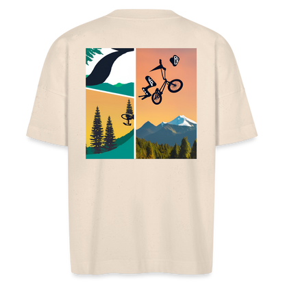 Skatepark Stanley/Stella Unisex Oversize Bio-T-Shirt BLASTER - Naturweiß