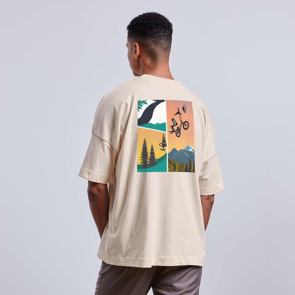 Skatepark Stanley/Stella Unisex Oversize Bio-T-Shirt BLASTER - Naturweiß
