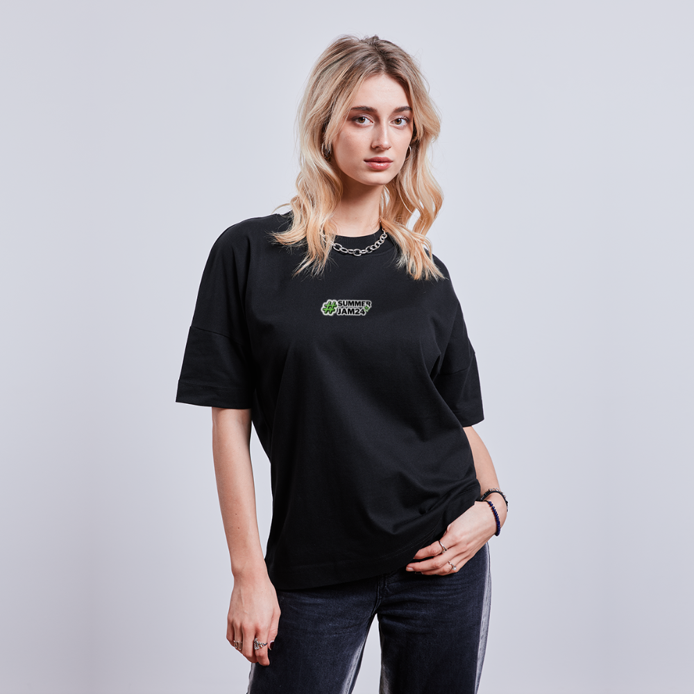 Bocku  unisex oversize organic T-shirt - Schwarz