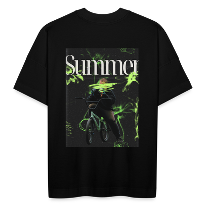Bocku  unisex oversize organic T-shirt - Schwarz