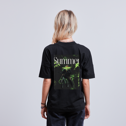 Bocku  unisex oversize organic T-shirt - Schwarz