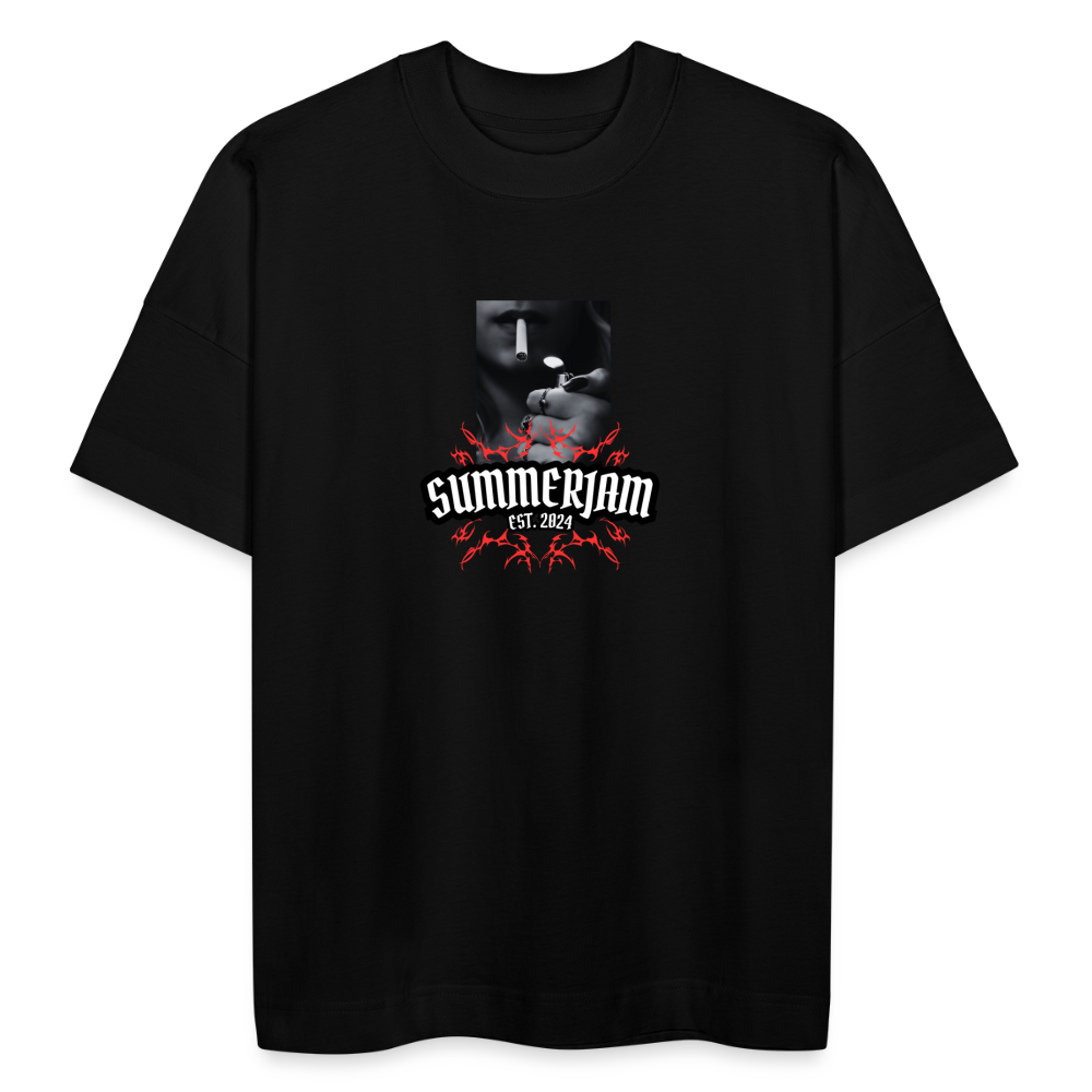 Smoke kills Oversize Bio-T-Shirt BLASTER - Schwarz