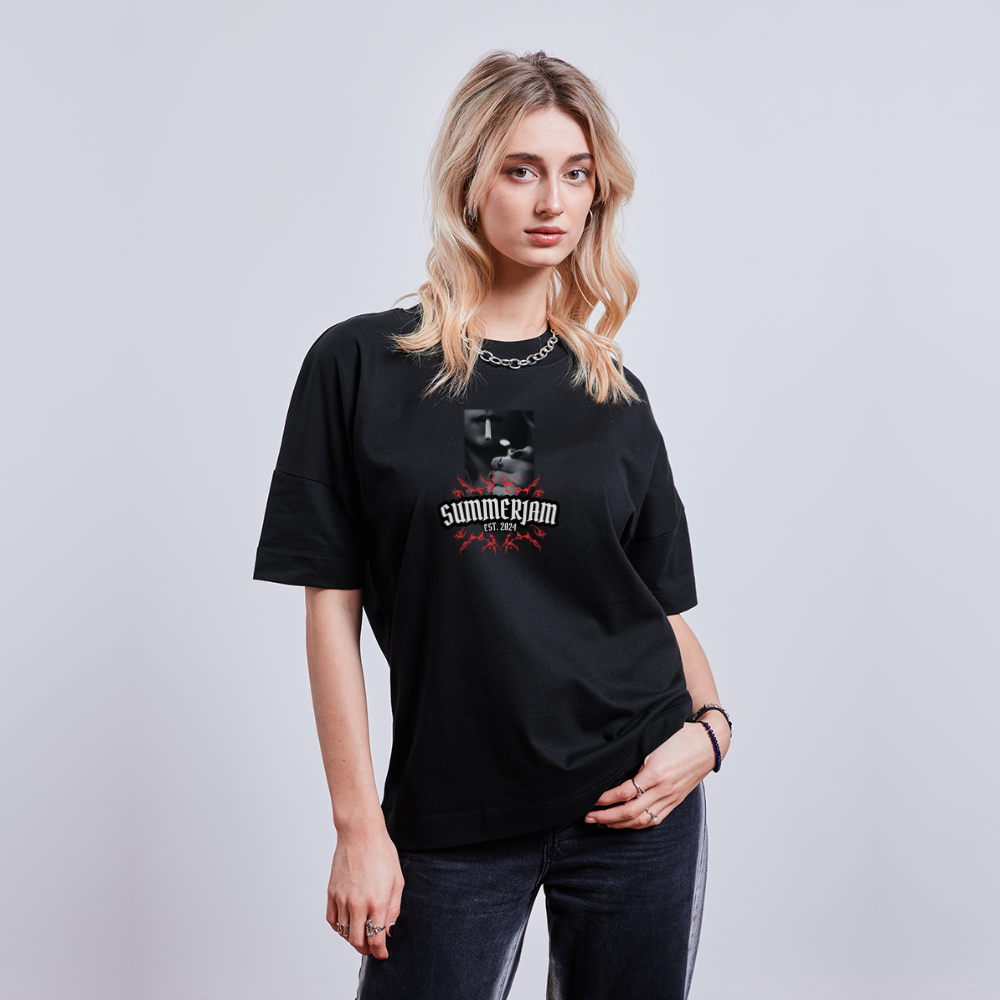 Smoke kills Oversize Bio-T-Shirt BLASTER - Schwarz
