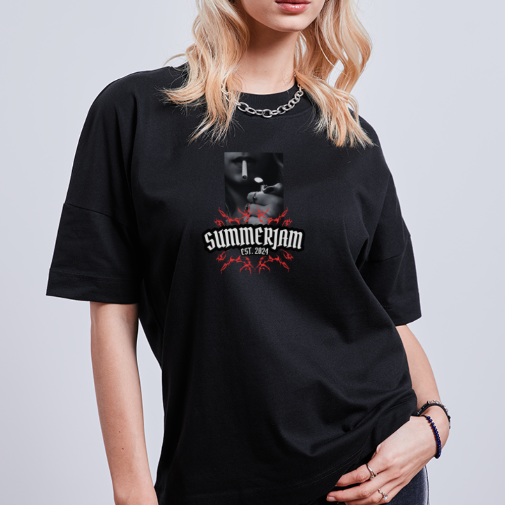 Smoke kills Oversize Bio-T-Shirt BLASTER - Schwarz