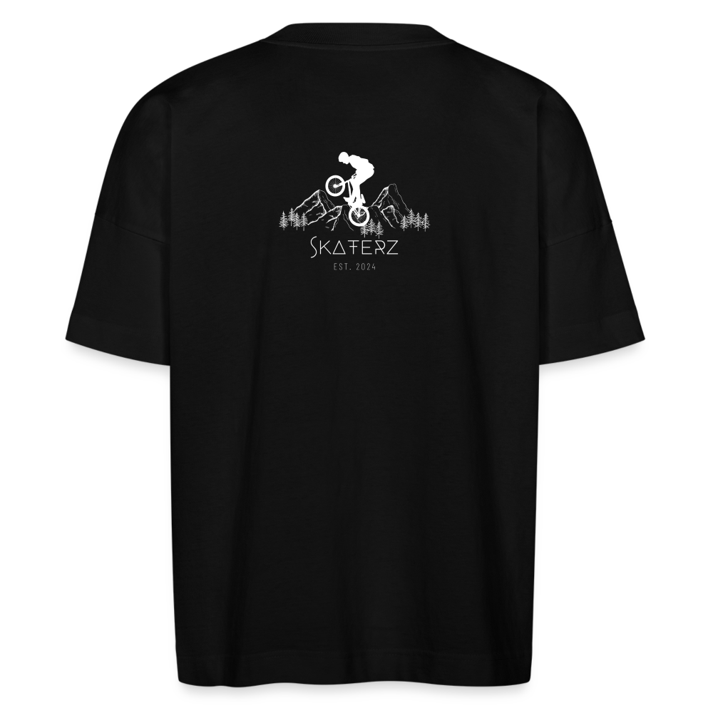 SkatErz Mountain Stanley/Stella Unisex Oversize Bio-T-Shirt BLASTER - Schwarz