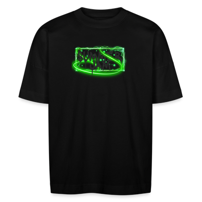 Electric Leon  unisex oversize organic T-shirt - Schwarz