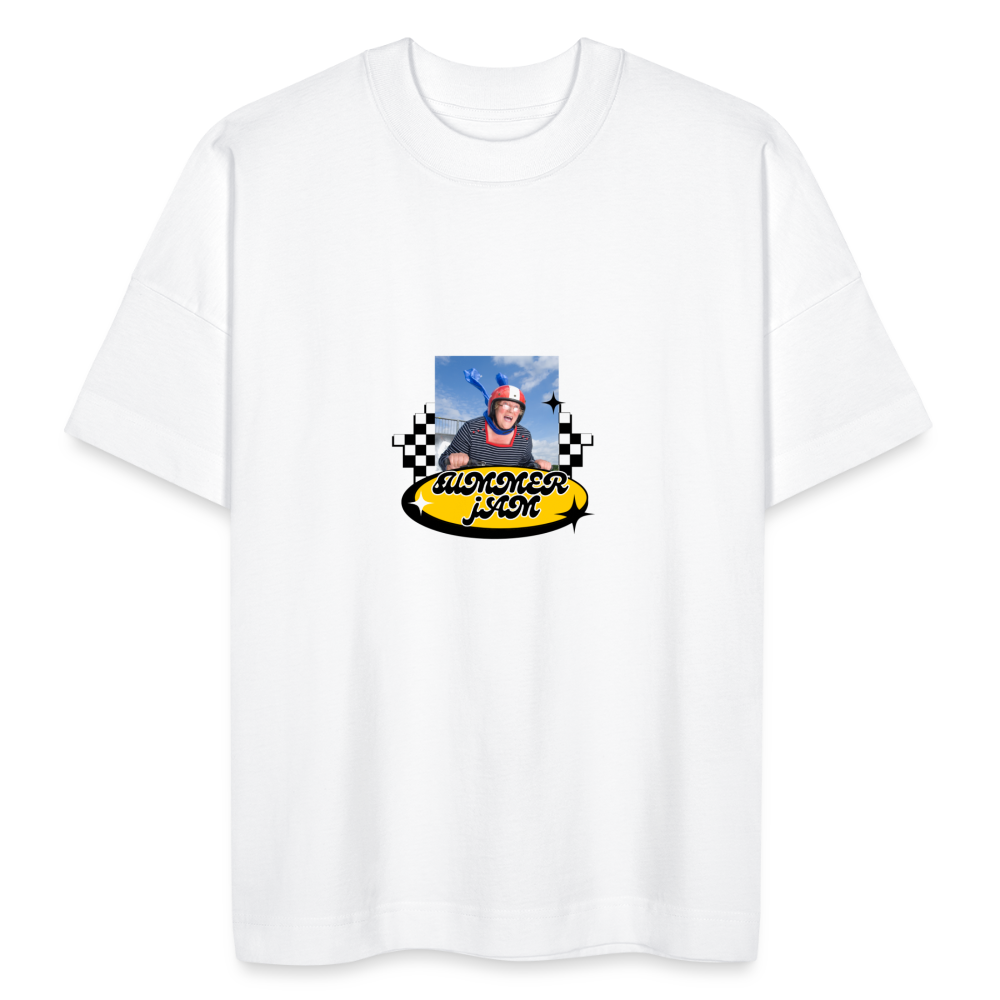 Omi Unisex Oversize Bio-T-Shirt BLASTER - Weiß
