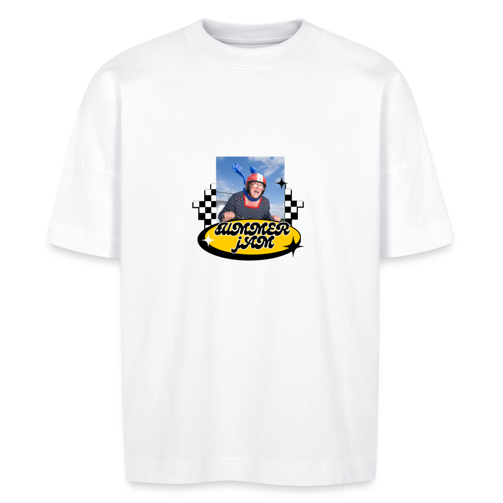Omi Unisex Oversize Bio-T-Shirt BLASTER - Weiß