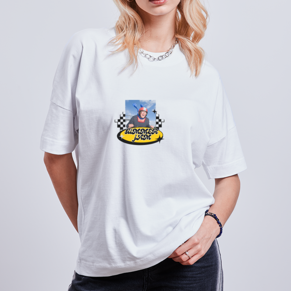 Omi Unisex Oversize Bio-T-Shirt BLASTER - Weiß