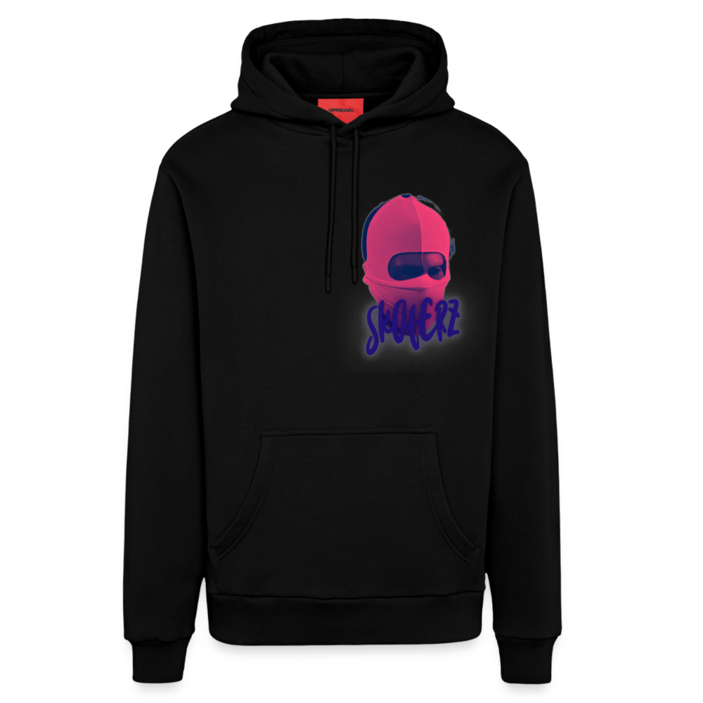 Street shit Organic Relaxed Hoodie Made in EU - SOLID BLACK