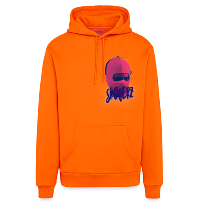Street shit Organic Relaxed Hoodie Made in EU - SUNSET ORANGE