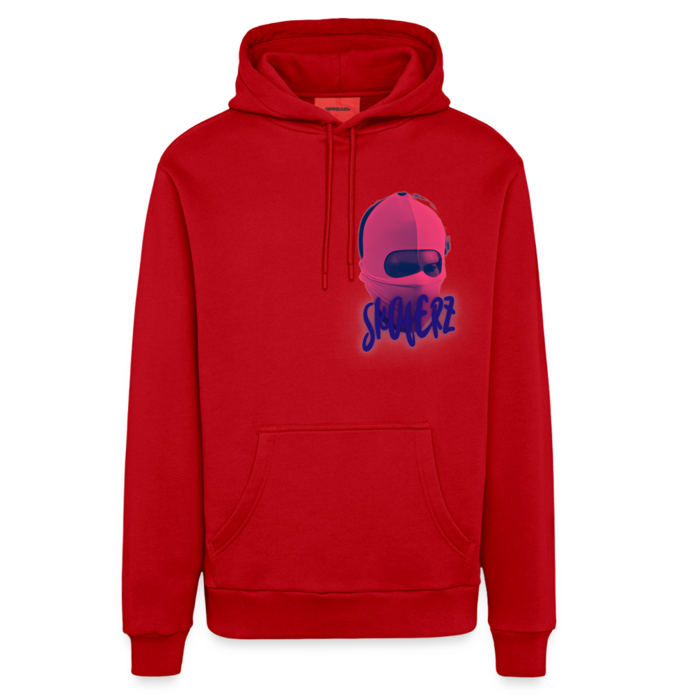 Street shit Organic Relaxed Hoodie Made in EU - Rot