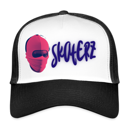Street Trucker Cap - Weiß/Schwarz